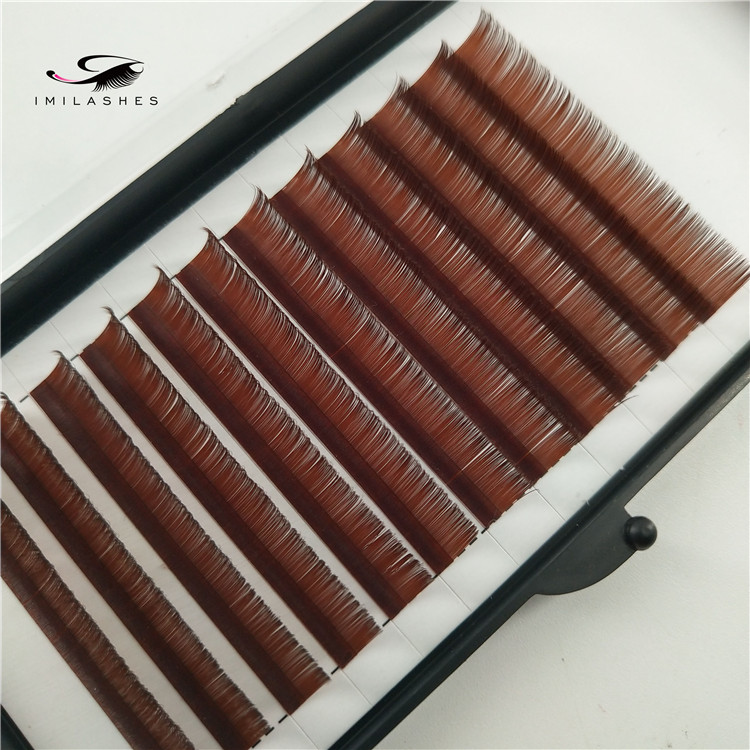 Wholesale colored individual eyelash extensions